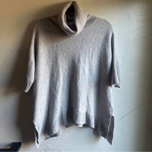 Chic Gray Cowl Neck Sweater